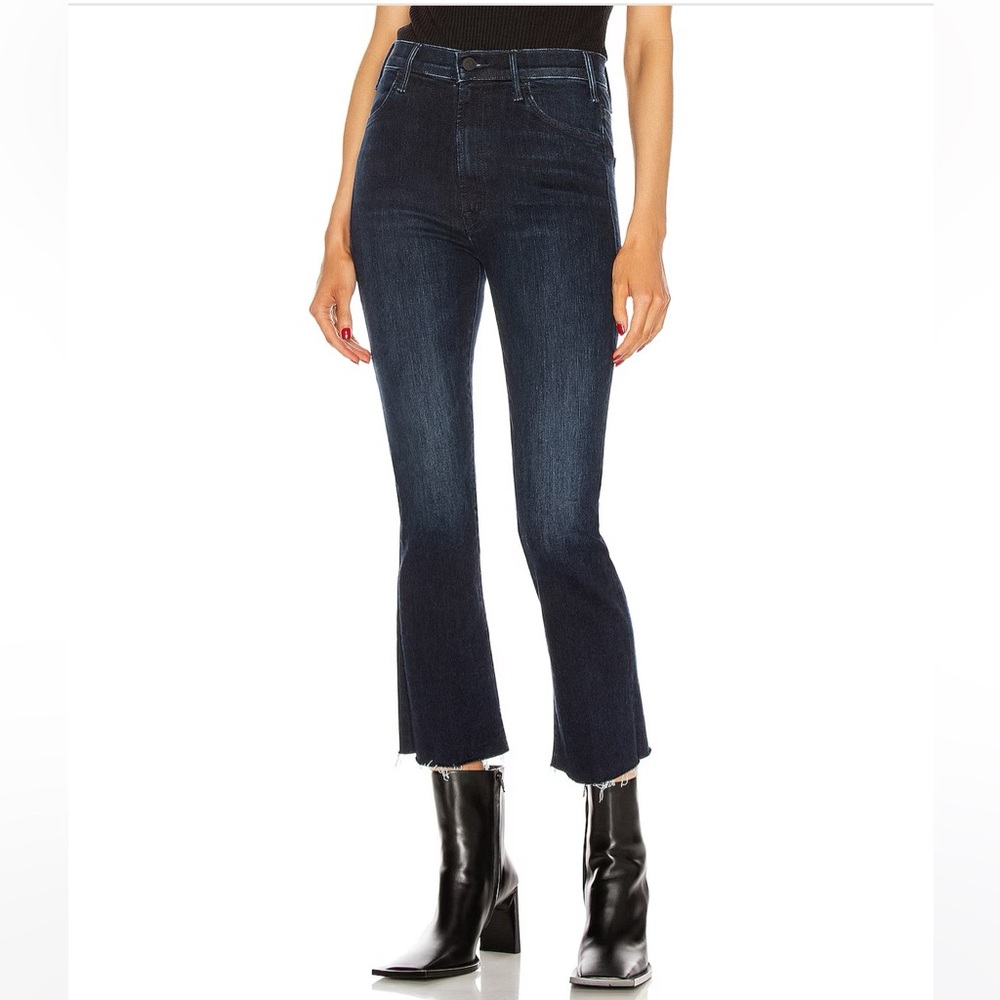 Mother The Hustler Ankle Fray jeans Howling At The Disco Ball 27